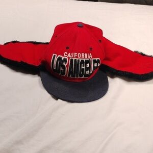LA California men's winter snapback hat